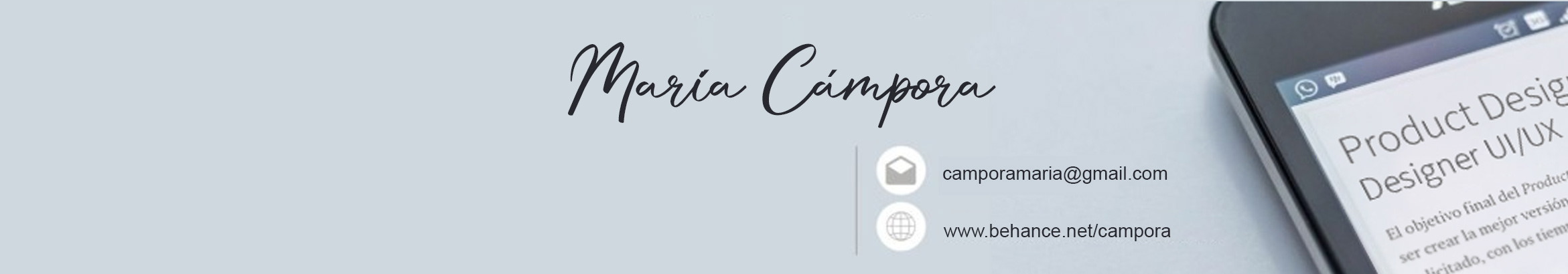 Banner profilu uživatele maria campora