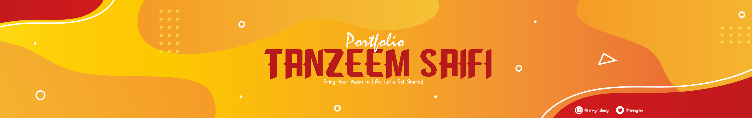 Tanzeem Saifi's profile banner
