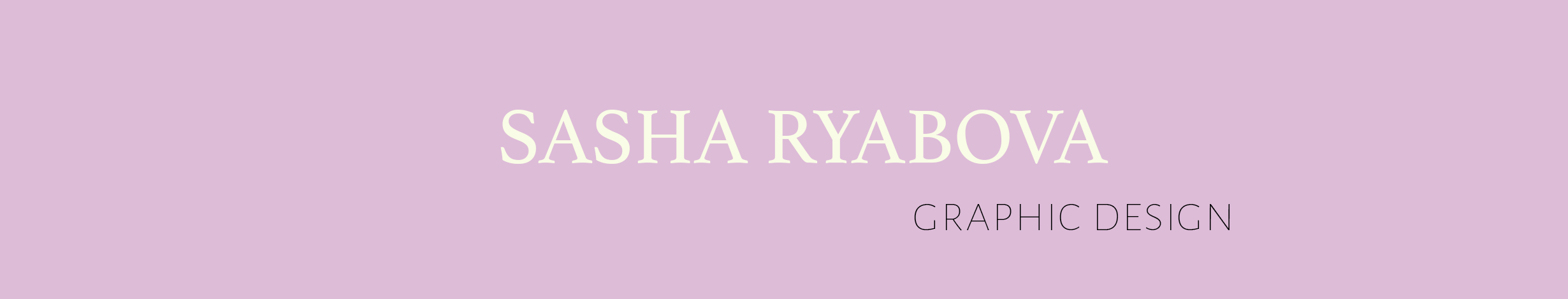 Sasha Ryabova's profile banner