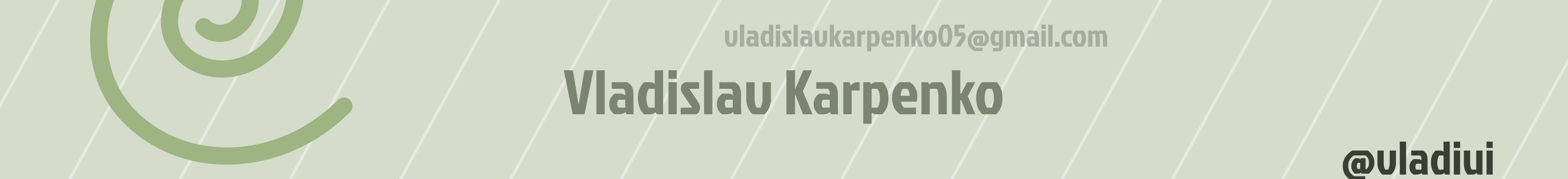 Vladislav Karpenko's profile banner