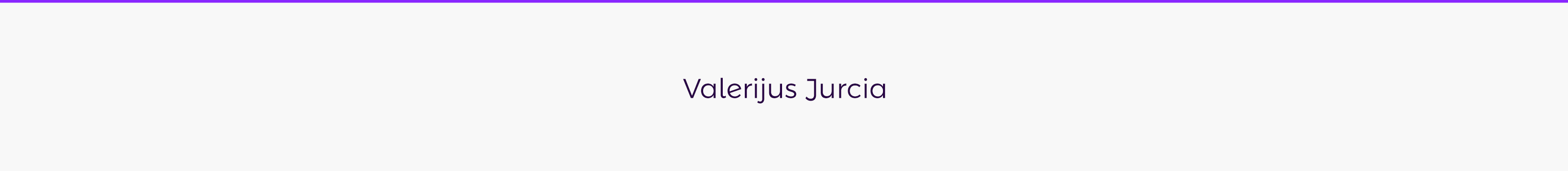 Banner de perfil de Valerijus Jurcia
