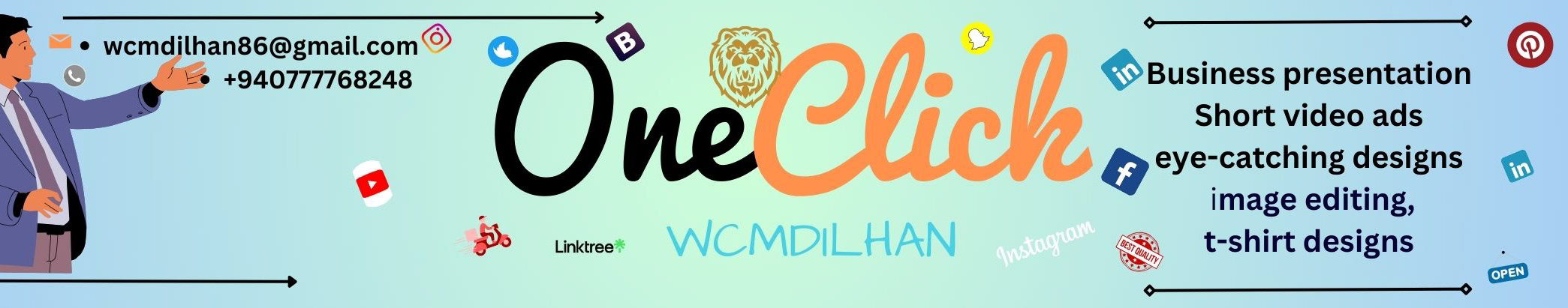 Banner de perfil de Oneclick Wcmdilhan