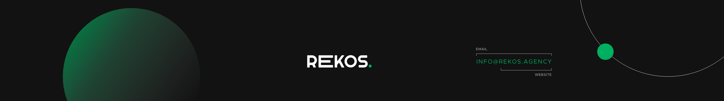 Rekos Agency's profile banner
