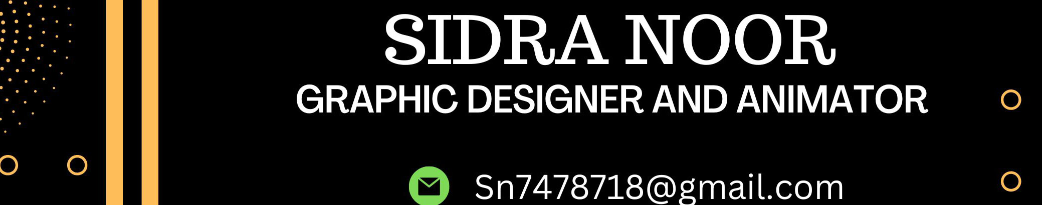 sidra noor's profile banner
