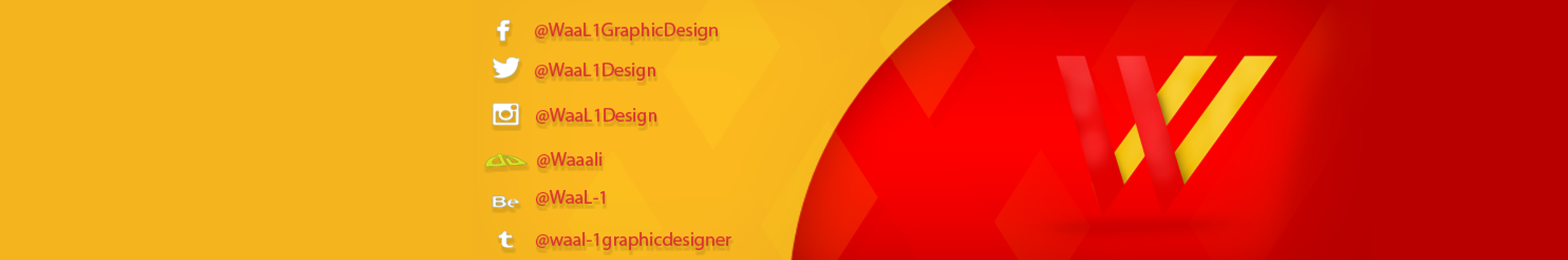 WaaL-1 Graphic Design's profile banner