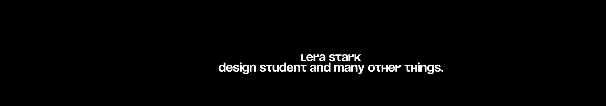 Banner del profilo di Lera Stark