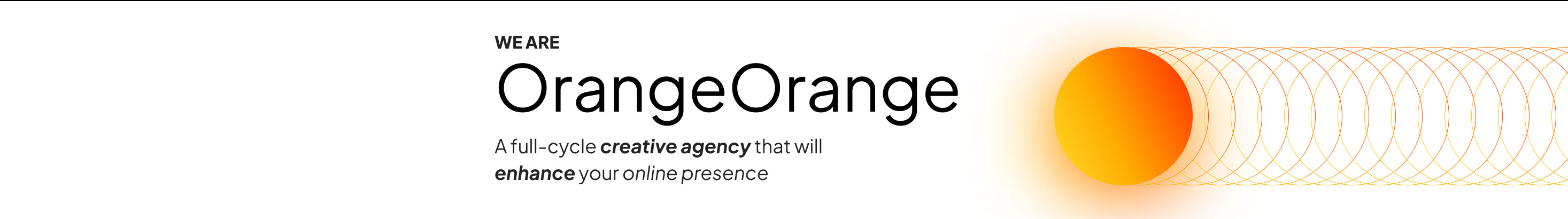 OrangeOrange Agency 的个人资料横幅