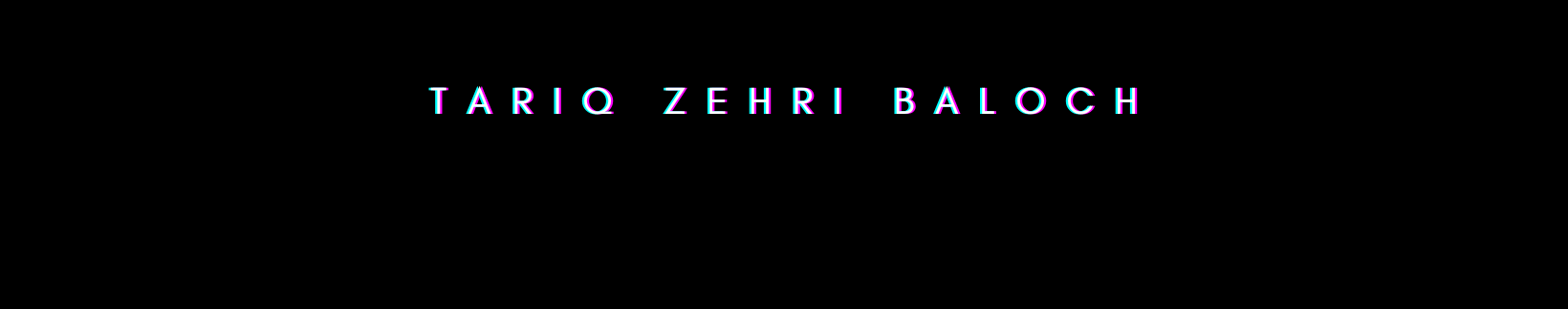 Tariq Zehri Baloch's profile banner