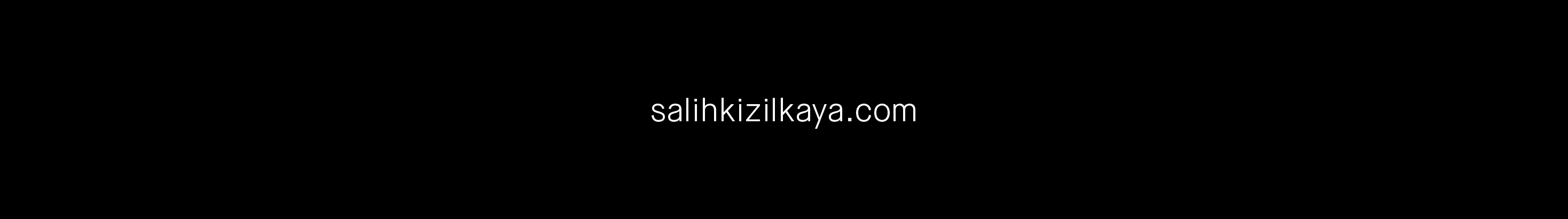 Banner de perfil de Salih Kızılkaya