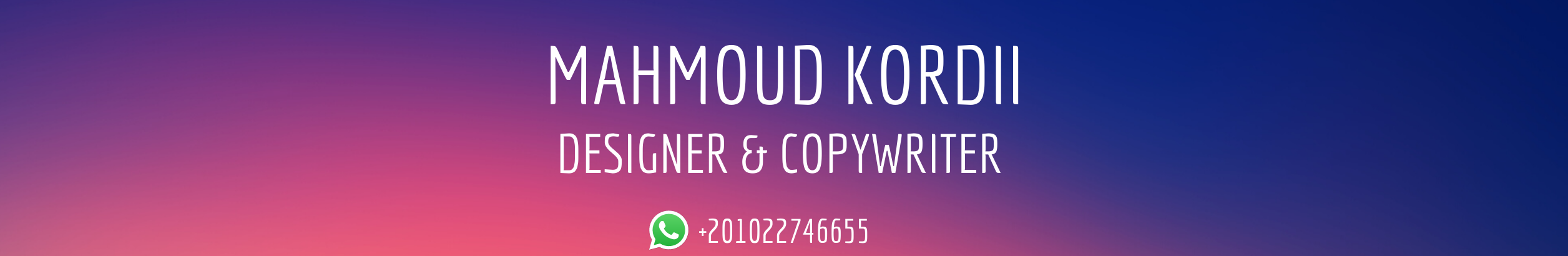 Mahmoud Kordii's profile banner