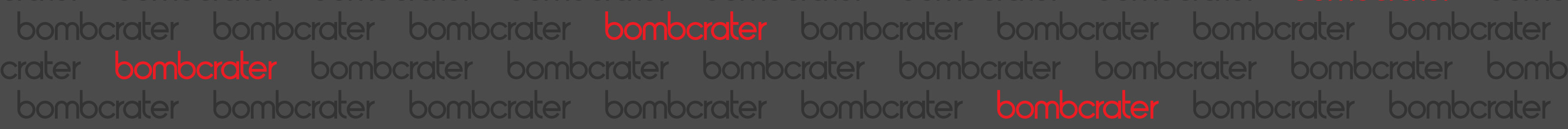 Bombcrater Design's profile banner
