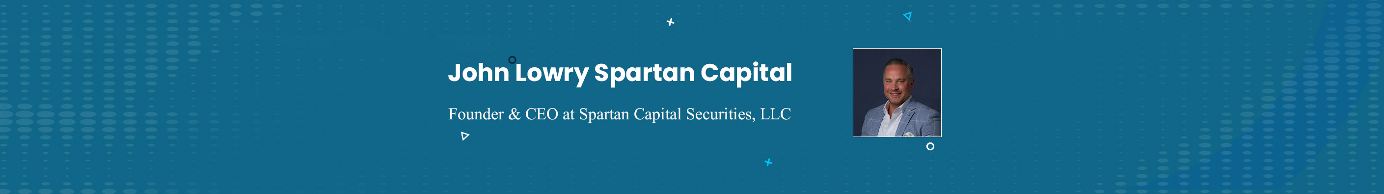 John Lowry Spartan Capital's profile banner