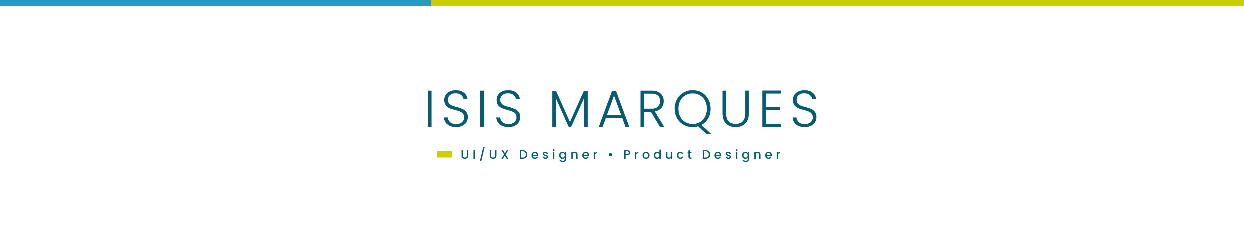 Banner de perfil de Isis Marques