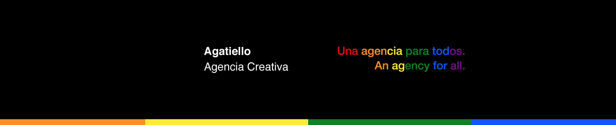 Agatiello Agencia Creativa's profile banner