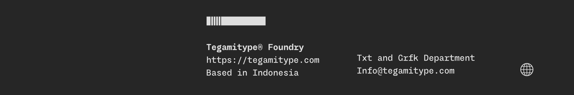 Tegamitype® Foundry's profile banner