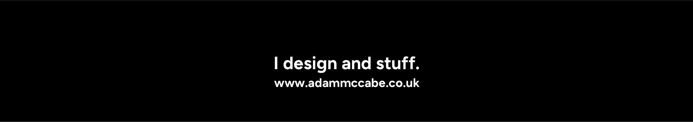 Adam McCabe's profile banner