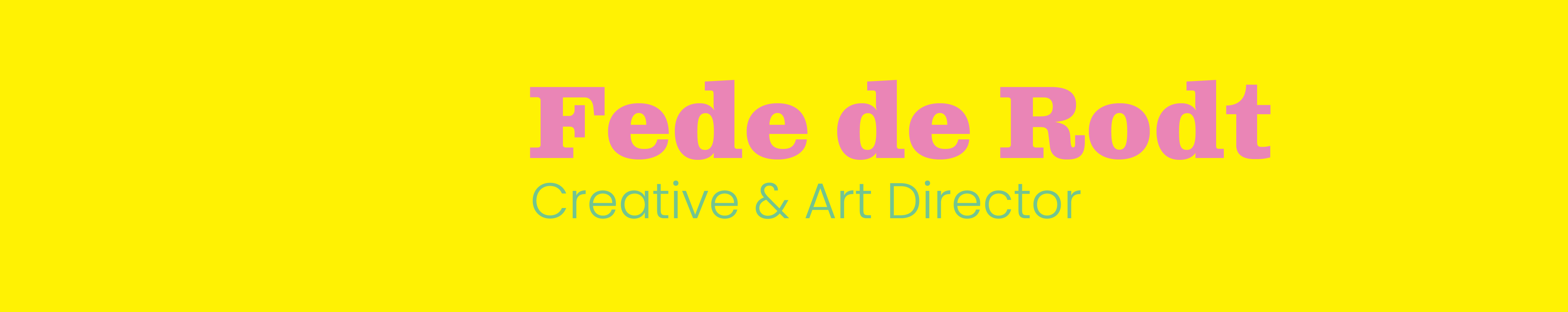 Profil-Banner von Fede de Rodt