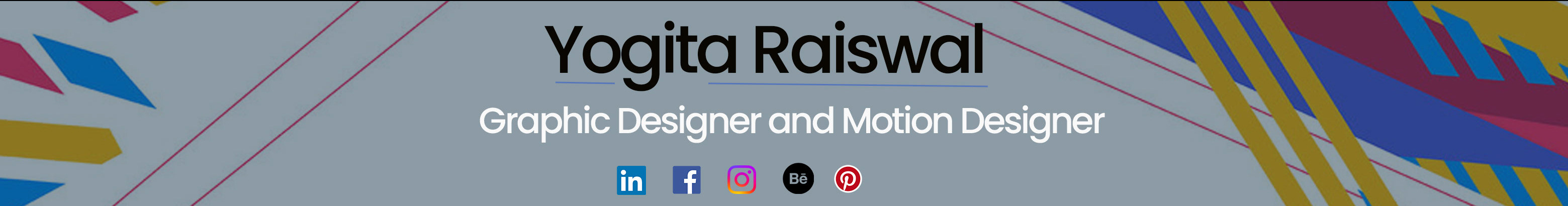 Yogita Raiswal's profile banner