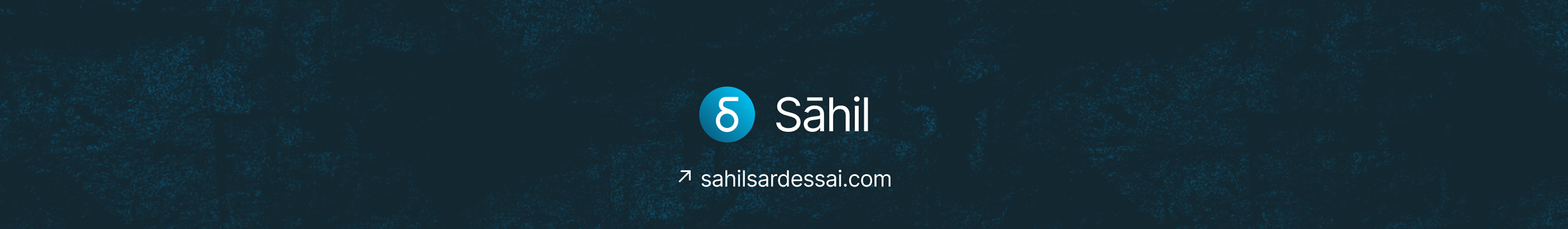 Banner profilu uživatele Sahil Sardessai