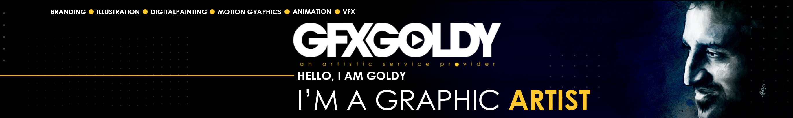 GFX GOLDY's profile banner