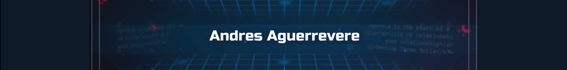 Andres Aguerrevere's profile banner