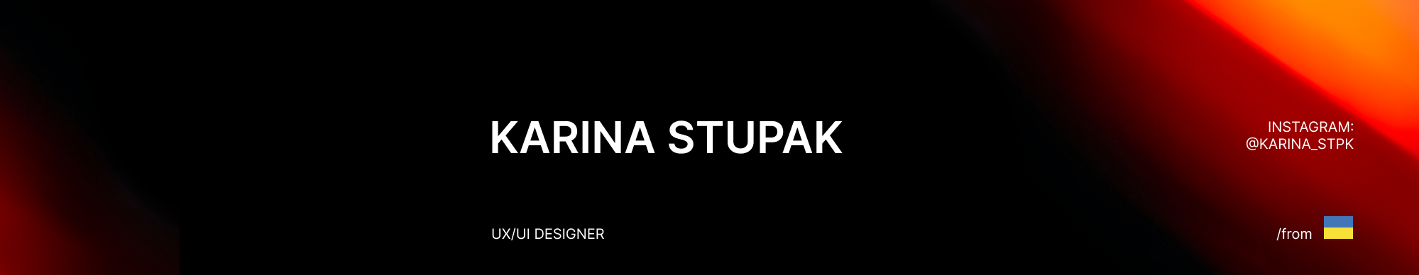 Karina Stupak's profile banner