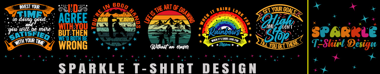 Sparkle T-shirt Design's profile banner