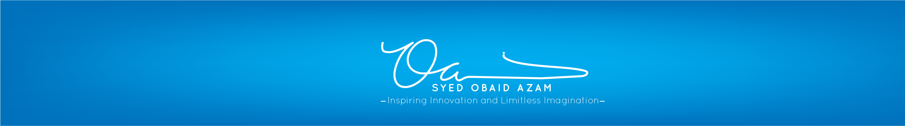 Banner del profilo di Syed Obaid Azam