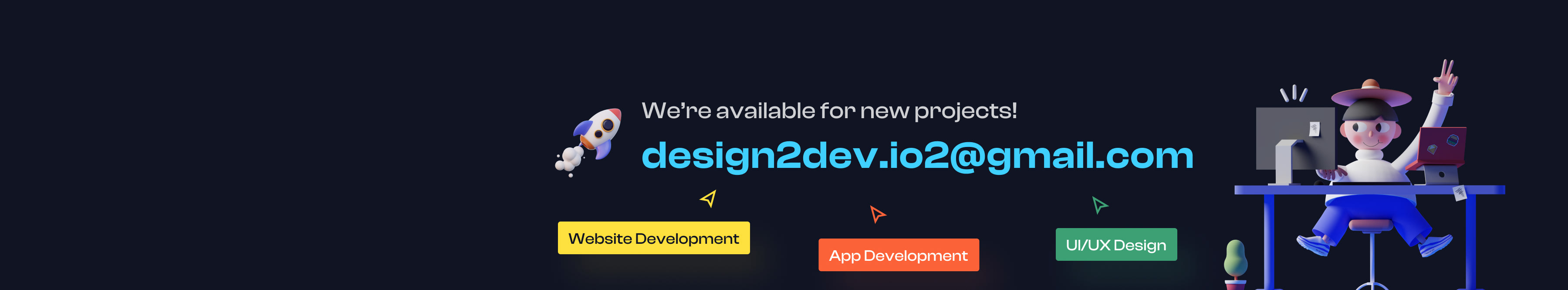 Design2dev Agency's profile banner