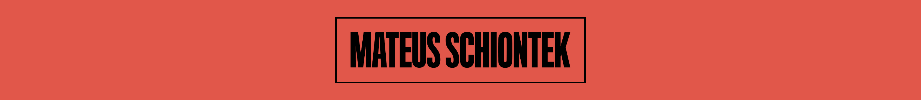 Mateus Schiontek's profile banner