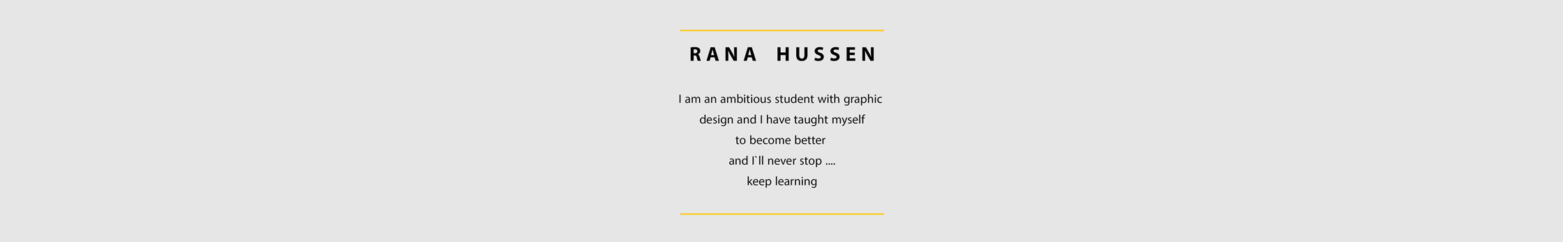 Rana Hussen のプロファイルバナー