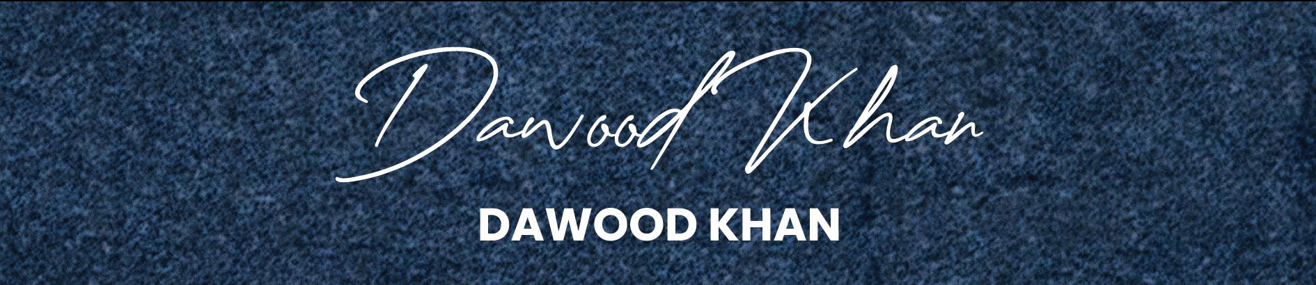 Muhammad Dawood Khans profilbanner