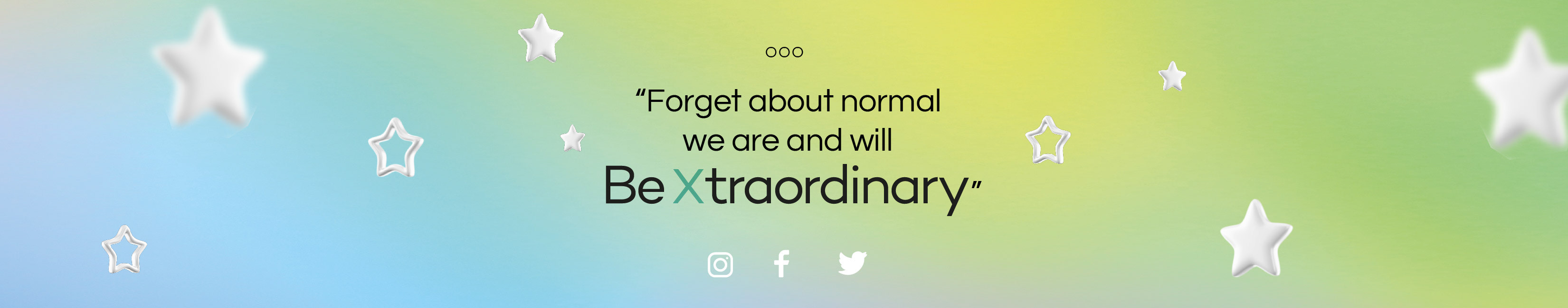 Be Xtraordinary's profile banner