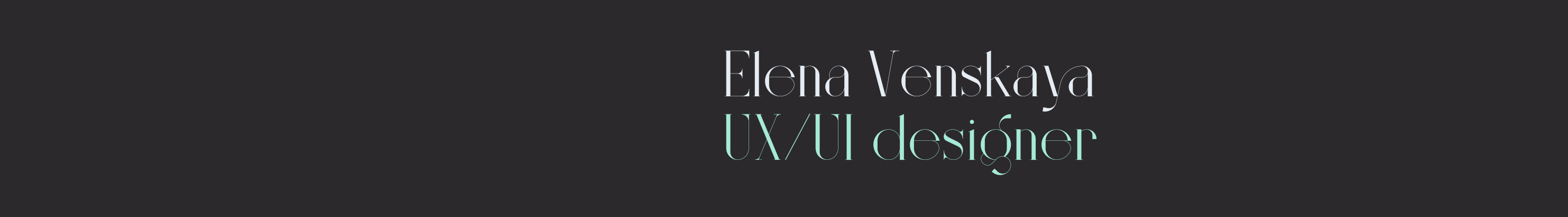 Elena Venskaya's profile banner
