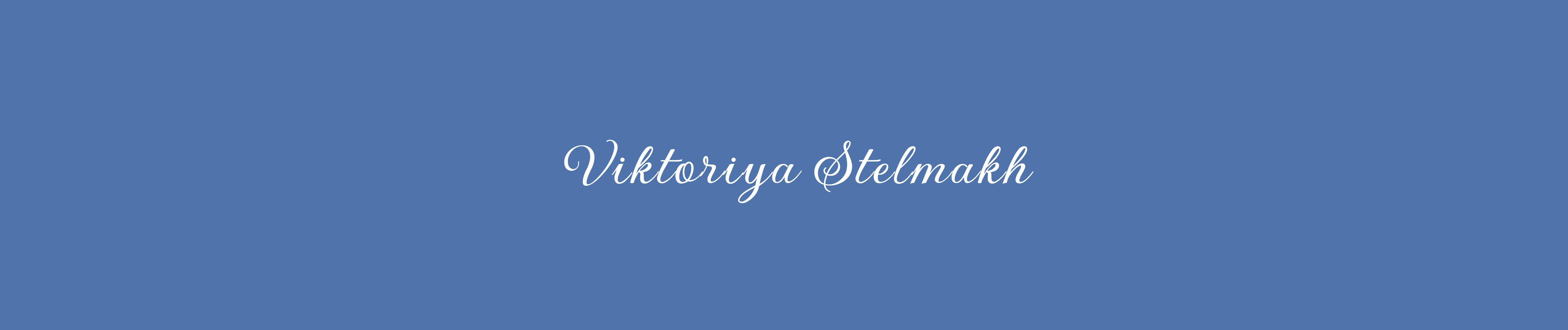 Banner profilu uživatele Viktoryia Stelmakh