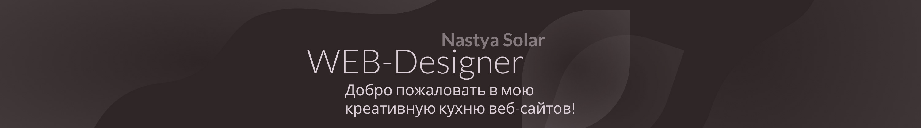 Nastya Solar 的個人檔案橫幅