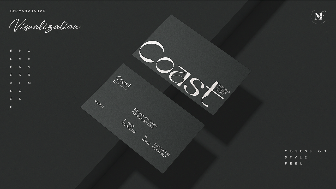 Design and visual visitihg card