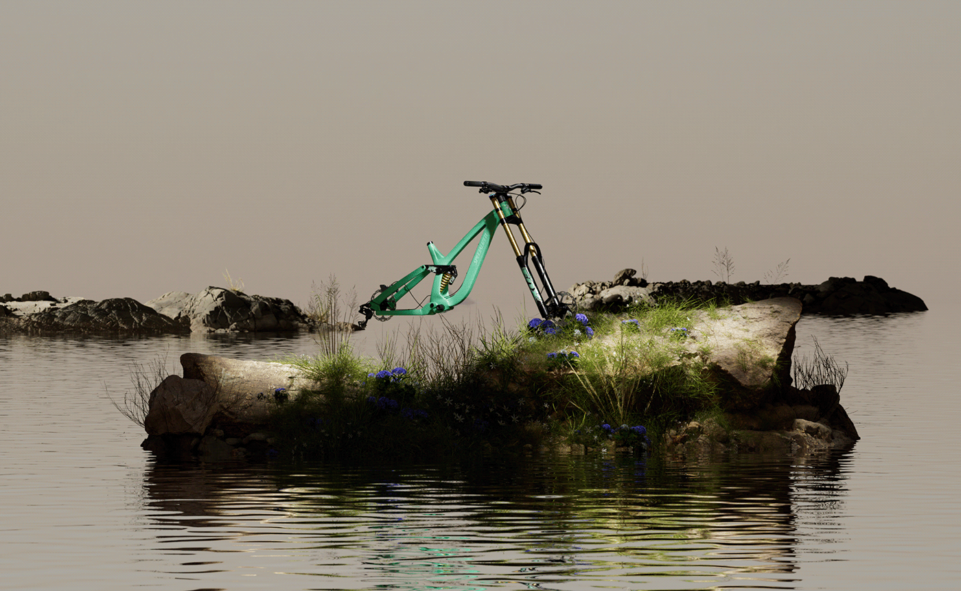 Bike redshift cinema 4d specialized mountainbike 3dart Nature modeling 3D c4d