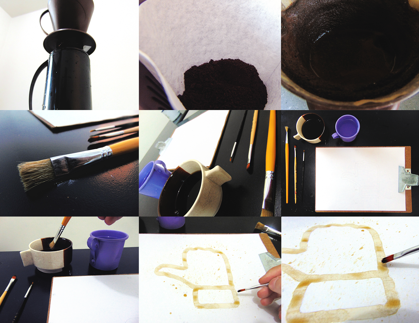 branding  visual identity Packaging Coffee coffee brand vaporwave colorfull identidade visual watercolor handmade