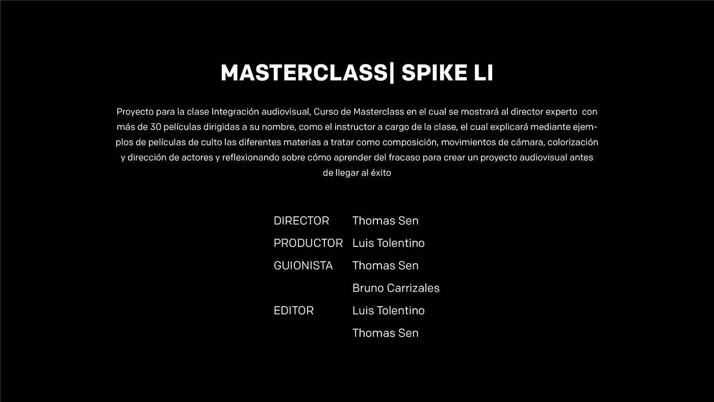 masterclass online class video cinematography Clases Online