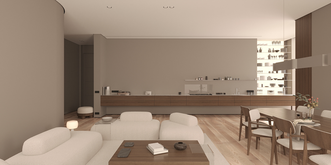 design interiordesign Render visualization apartment inspiration interiror minimal clean simple