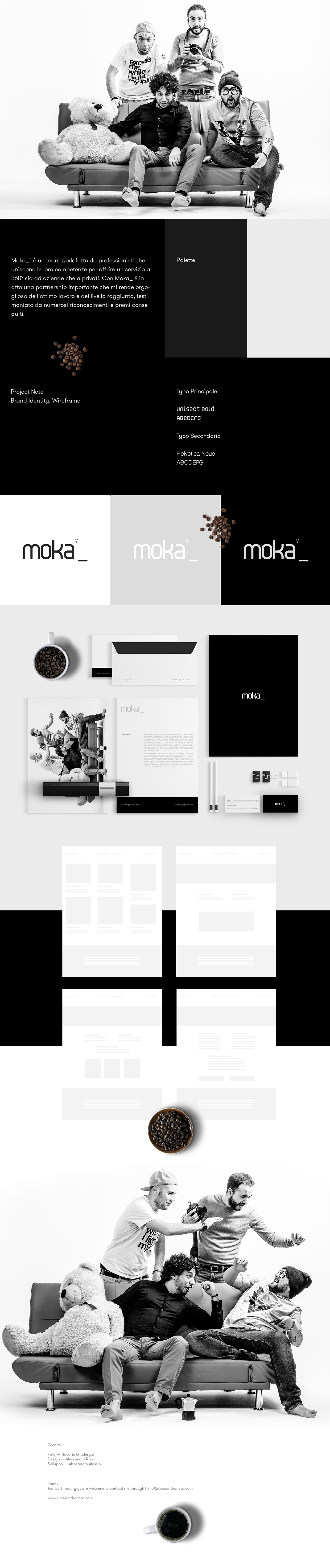 minimal wordpress web agency business card corporate branding brand logo