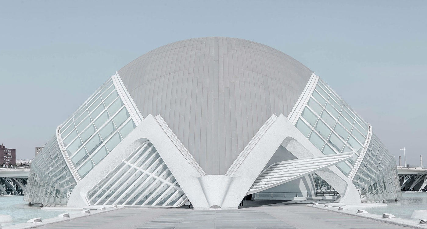 architecture clean minimal building Photography  valencia calatrava geometry geometric arch