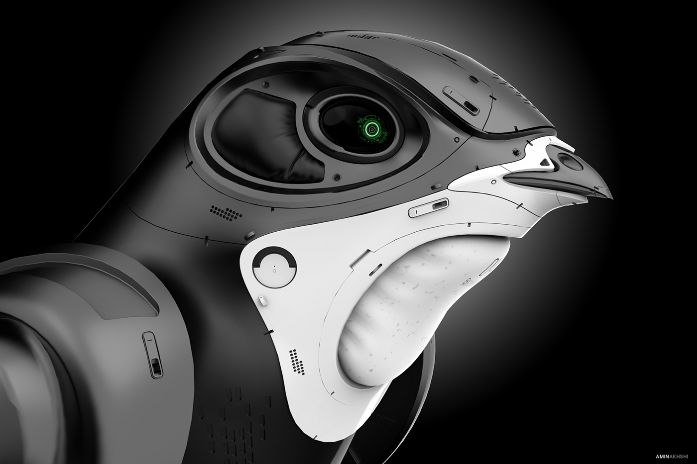 Scifi robotics conceptart digitalart industrial design  mechanical blender birds drone