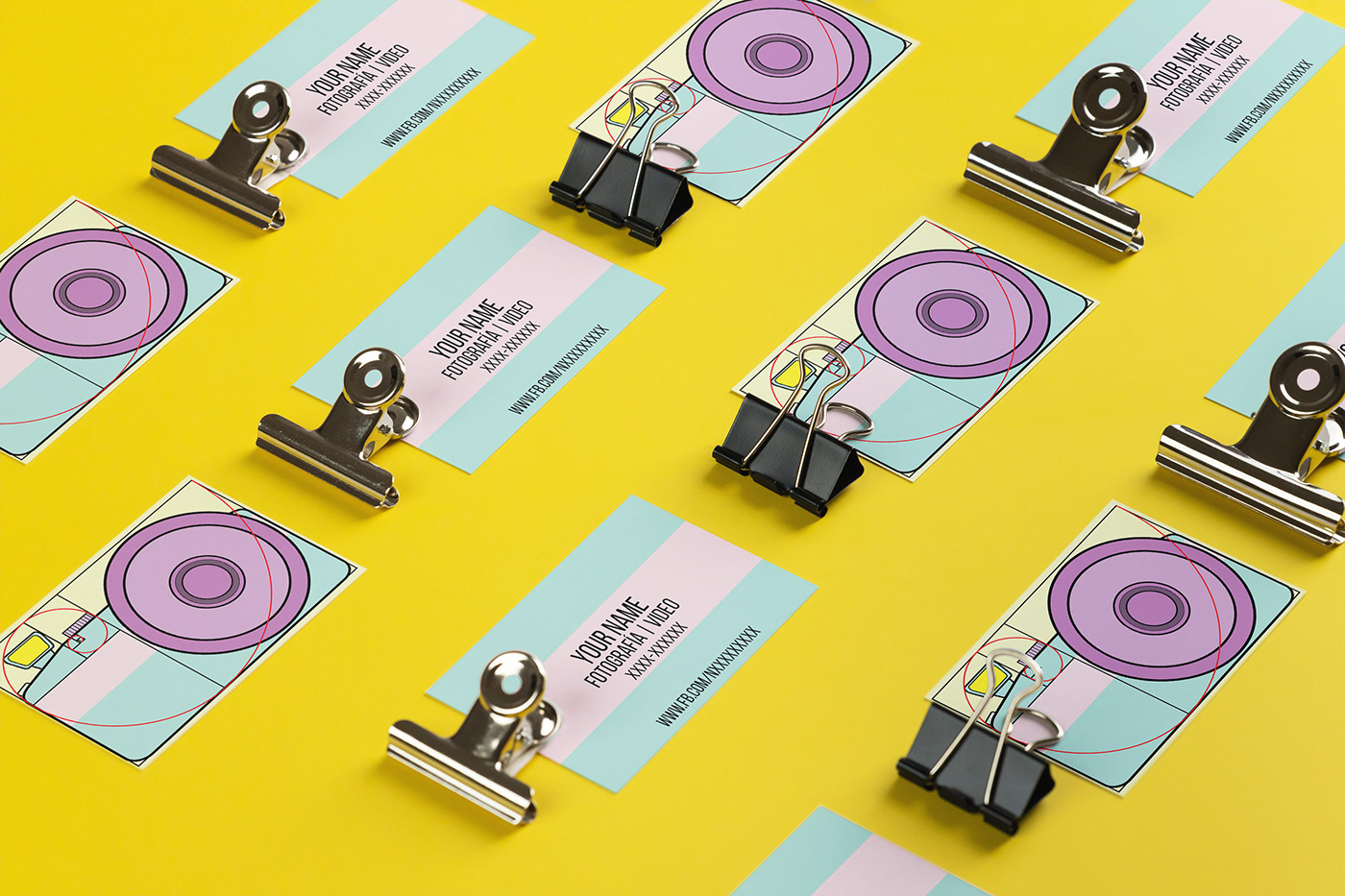 diseño gráfico graphic design  personal card tarjetas personales vector