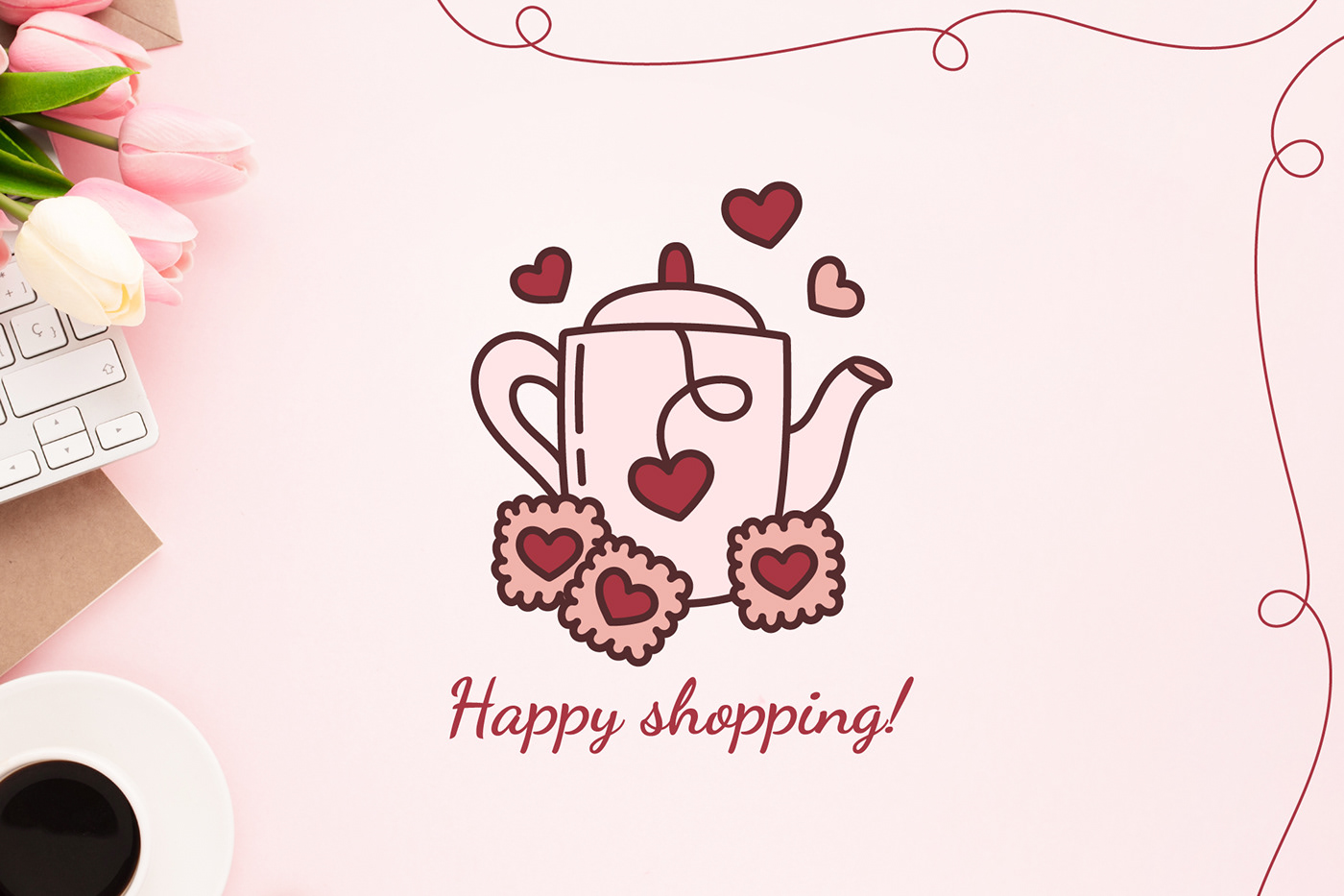 valentine Valentine's Day romantic vector Love heart ILLUSTRATION  stickers sweet Food 