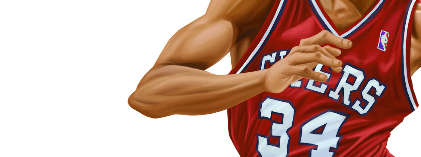 basketball caricature   Celebrity Character design  Charles Berkley Digital Art  ILLUSTRATION  person portrait sport