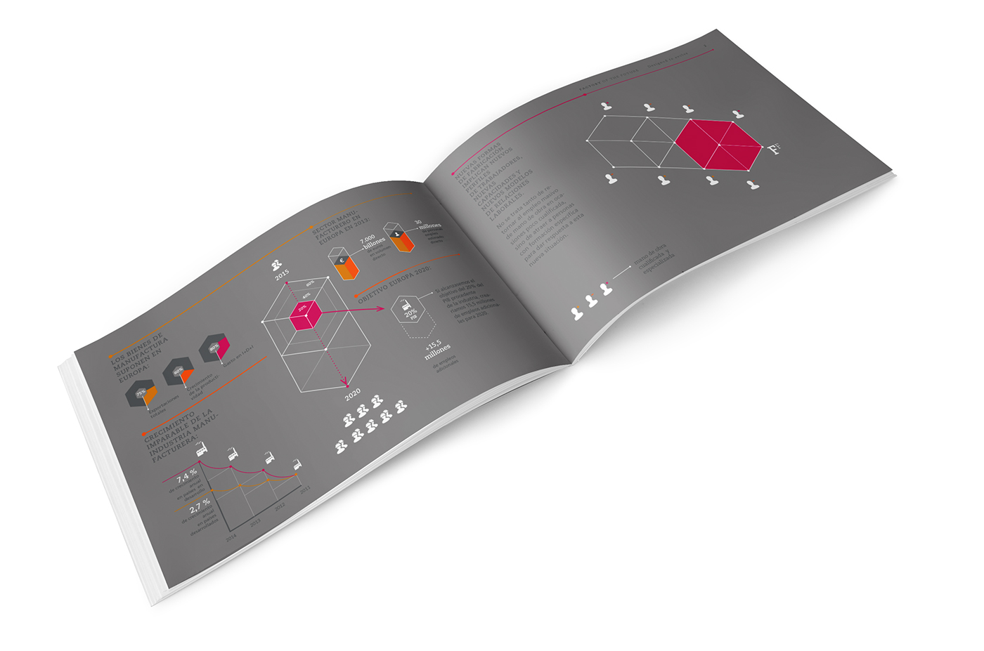 brochure factory future infographics industry technical Tecnalia