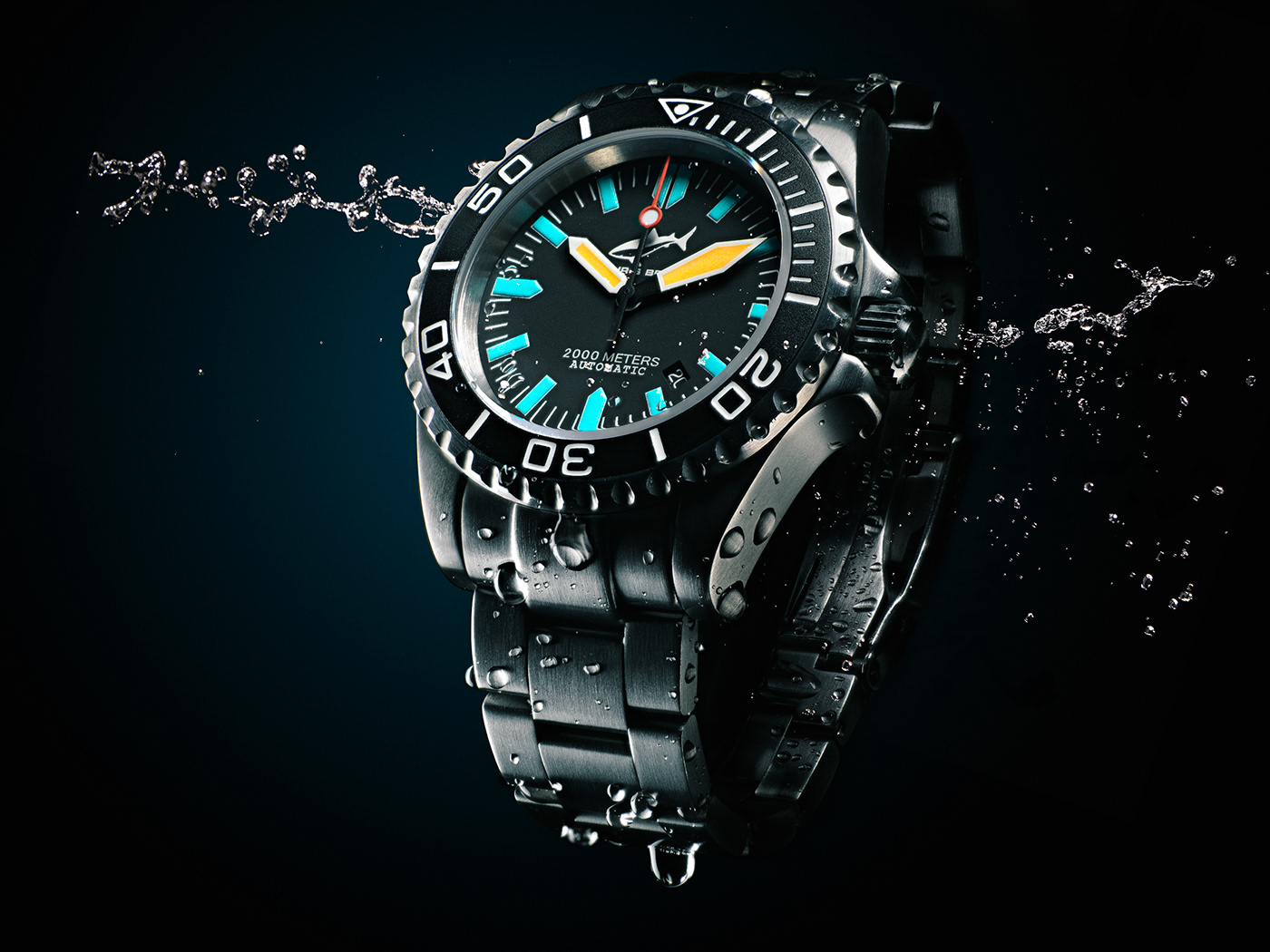 Chris benz watch underwater digitalmovie matteomescalchin lighting sport Advertising  Commercial Photography Commercial Diving