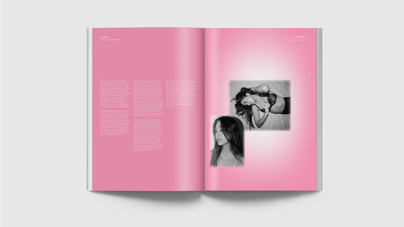 magazine InDesign experimental design